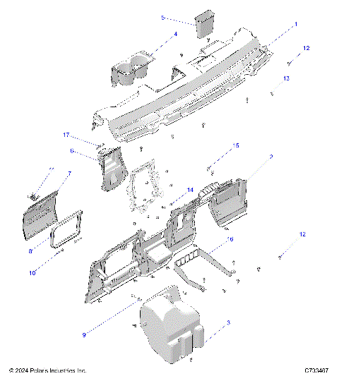 BODY, DASH  - R25MAA57L1 (C733391)