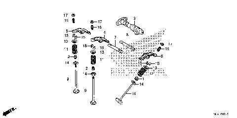 CAMSHAFT@VALVE (RR.)