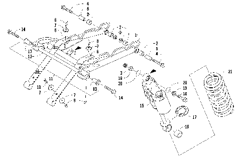 REAR SUSPENSION FRONT ARM ASSEMBLY [90471]
