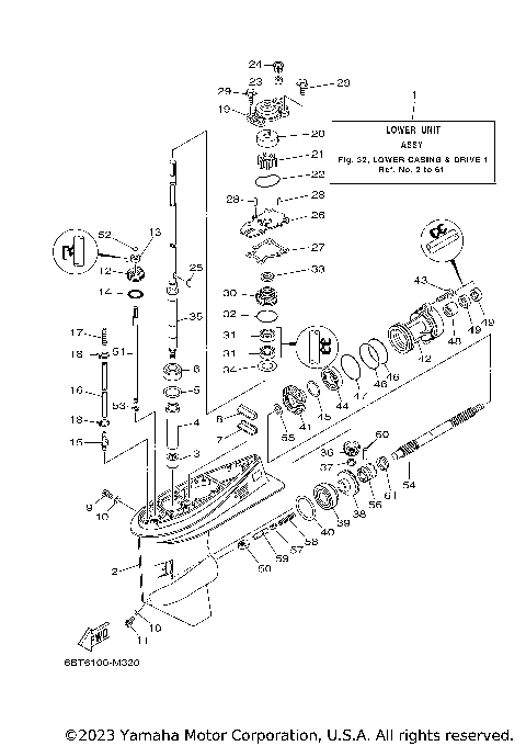 LOWER CASING DRIVE 1
