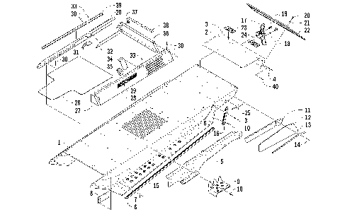TUNNEL AND REAR BUMPER ASSEMBLY [87743]