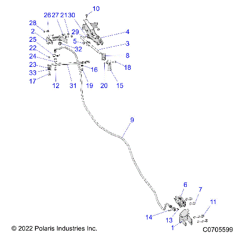 BRAKES, PARK BRAKE - R23RRE99DX (C0705599)