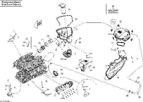 01- Engine And Air Intake Silencer