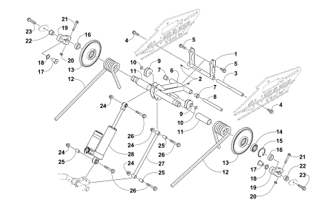 REAR SUSPENSION REAR ARM ASSEMBLY