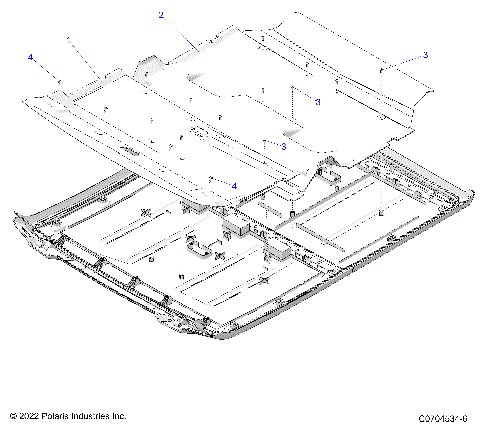 BODY, ROOF LINERS - G24G5W99A/99B (C0704534-6)
