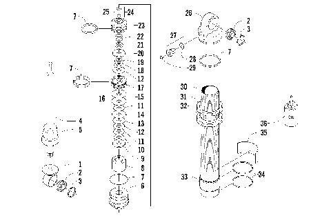FRONT SUSPENSION SHOCK ABSORBER [92201]