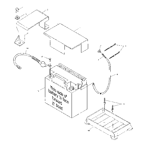BATTERY BOX - W025099D/W025099I (4971417141B14)