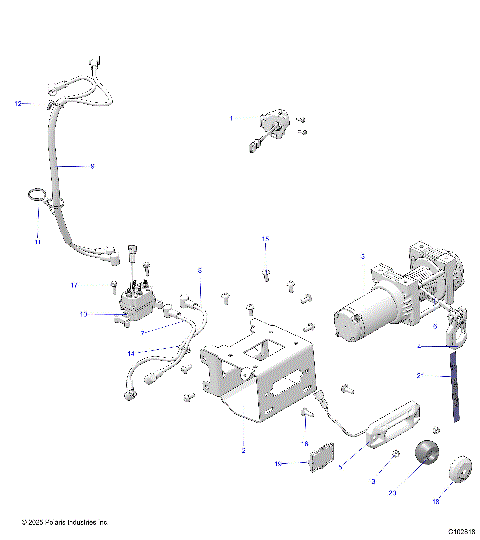 CHASSIS, WINCH - A26SJR57AG (C102818)