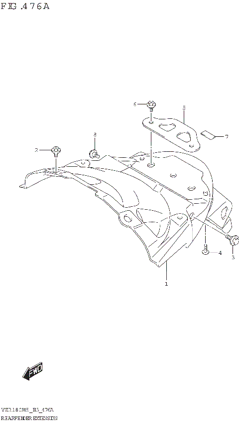 REAR FENDER EXTENSION