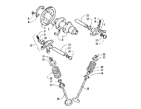 CAMSHAFT/VALVE ASSEMBLY [89198]