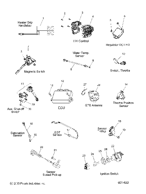 ELECTRICAL, SWITCHES, SENSORS and COMPONENTS - S20DDL6PS ALL OPTIONS (601403)