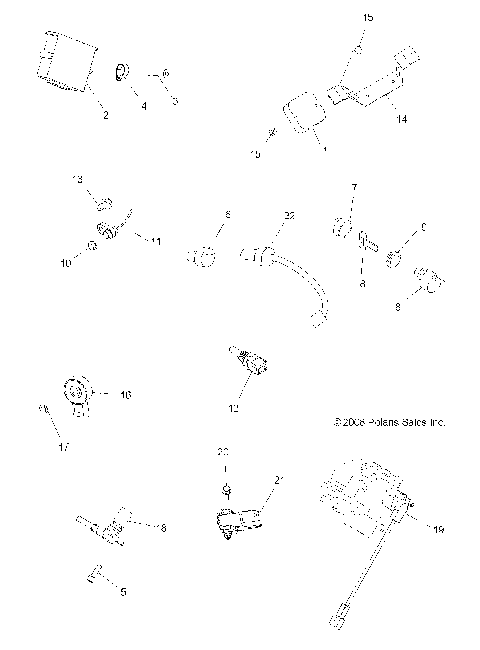 ELECTRICAL, SWITCHES and SENSORS and ECM - A09CL76AA (49ATVELECT096X6)