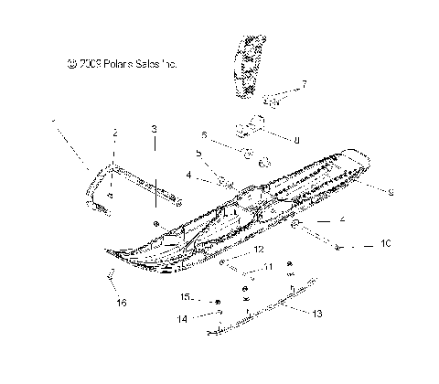 STEERING, SKI ASM. - S10PG8/PH8 ALL OPTIONS (49SNOWSKIASM10800RMK)