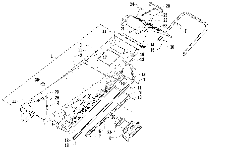 TUNNEL, REAR BUMPER, AND TAILLIGHT ASSEMBLY [89638]
