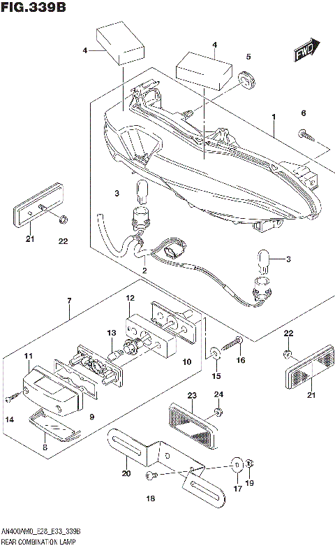 REAR COMBINATION LAMP
