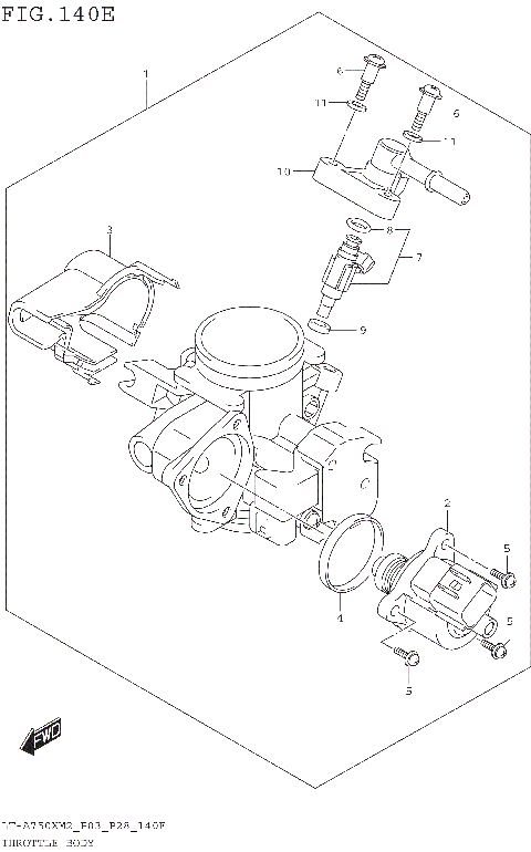 THROTTLE BODY (LT-A750XPM2 P28)