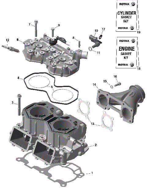01- ROTAX - Cylinder