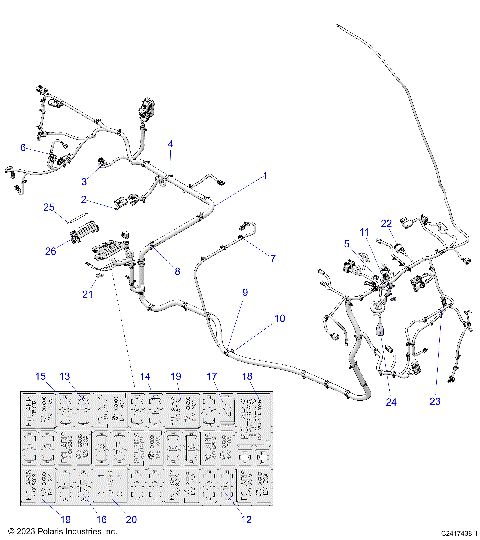 ELECTRICAL, WIRE HARNESS - D26M4A57B4/G57B4/U57B4/W57B4 (C2417438-1)