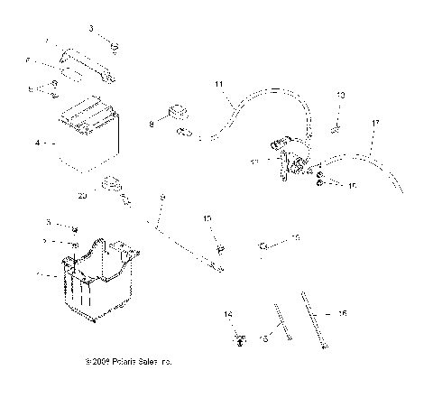 ELECTRICAL, BATTERY - A11CF76AA (49ATVBATTERY116X6)