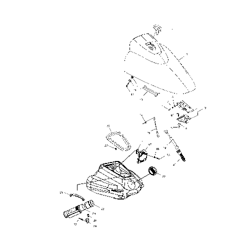 FRONT STORAGE COMPARTMENT - B995094 (4951485148A010)