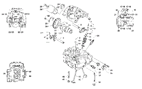 CYLINDER HEAD AND CAMSHAFT/VALVE ASSEMBLY [303645]