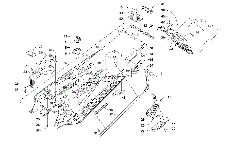 TUNNEL AND SNOWFLAP ASSEMBLY [105733]