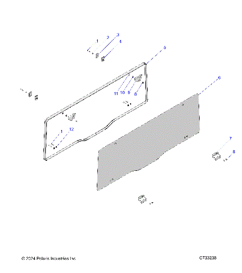 BODY, REAR WINDOW - R25RSU99A9/AL/AS/AP/B9/BL/BS/BP (C733238)