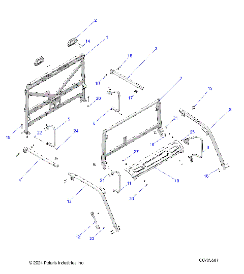 CHASSIS, CAB FRAME - R25RSF99AY/AL (C0705507)