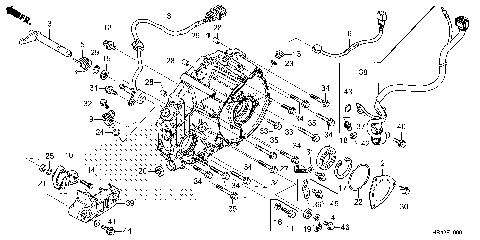 REAR CRANKCASE COVER