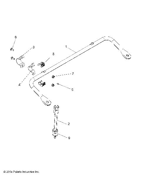 SUSPENSION, STABILIZER BAR - R16RCA57A1/A4/B1/B4 (49RGRSTABILIZERFRT15570)