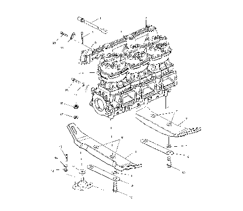 ENGINE MOUNTING - W025198C/D/I (4971357135C01)