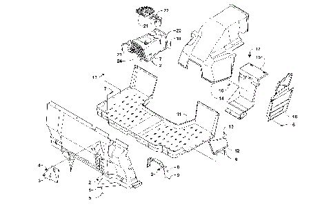CONSOLE AND FLOOR PANEL ASSEMBLY [301271]