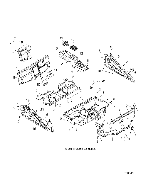 BODY, FLOOR and ROCKER PANELS - Z16VBE87FR/NR/JR (700048)