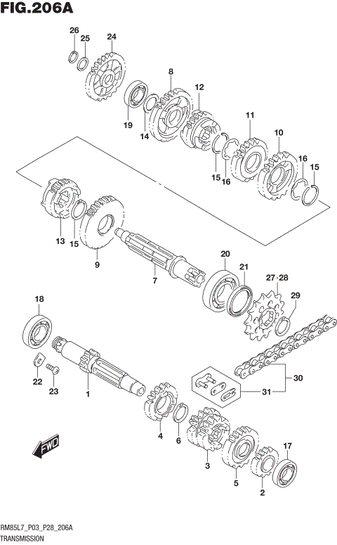 TRANSMISSION (RM85L7 P03)