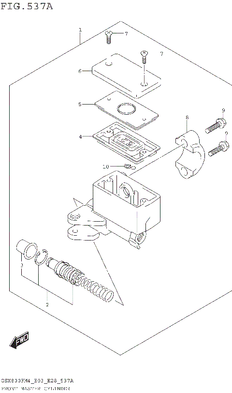 FRONT MASTER CYLINDER