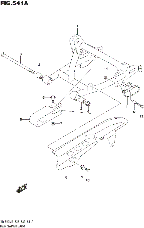 REAR SWINGINGARM