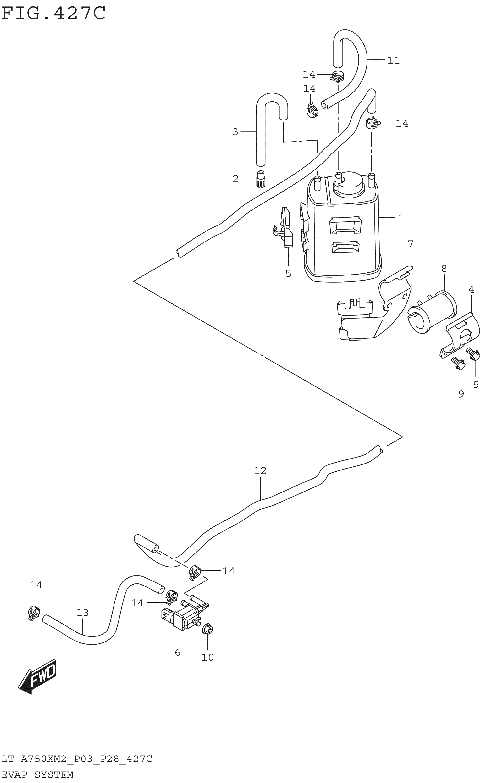 EVAP SYSTEM (LT-A750XPZM2 P33)