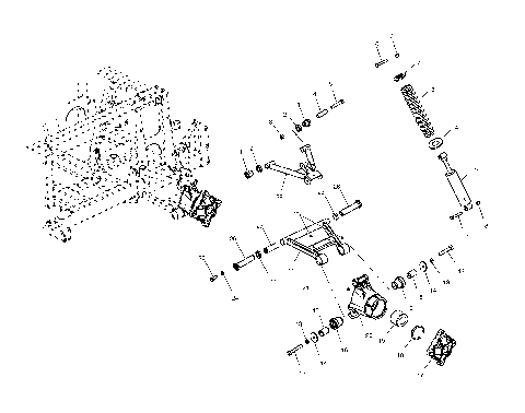 MID DRIVE A-ARMS - A10RF50AB (4970927092C07)