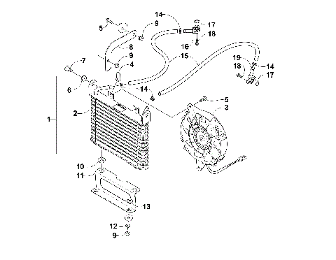 OIL COOLER ASSEMBLY (VIN: 4UF10ATV5AT202942 and Up) [300827]
