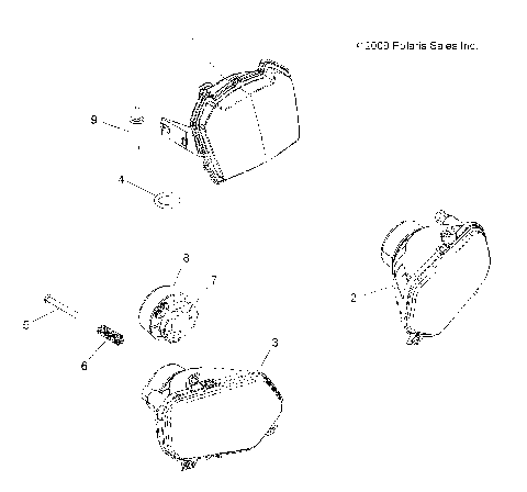 ELECTRICAL, HEADLIGHTS - A20SEE57K1 (49ATVHEADLTASM09SPXP850I)