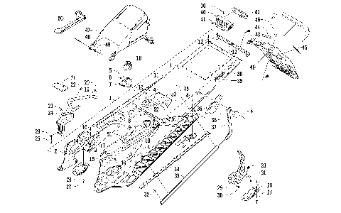 TUNNEL AND SNOWFLAP ASSEMBLY [99550]