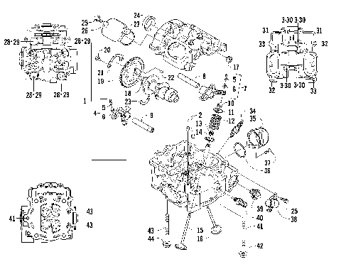 CYLINDER HEAD AND CAMSHAFT/VALVE ASSEMBLY [92122]
