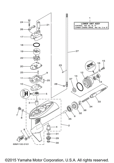 LOWER CASING DRIVE 1