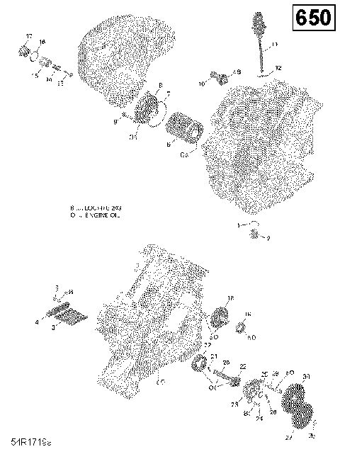 01- Engine Lubrication - 650 EFI