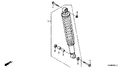REAR SHOCK ABSORBER