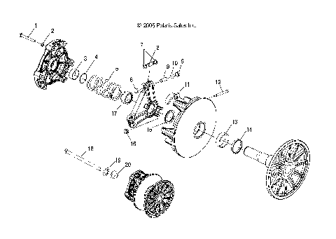 CLUTCH, DRIVE - S07MX4CS/CE (4997179717B14)
