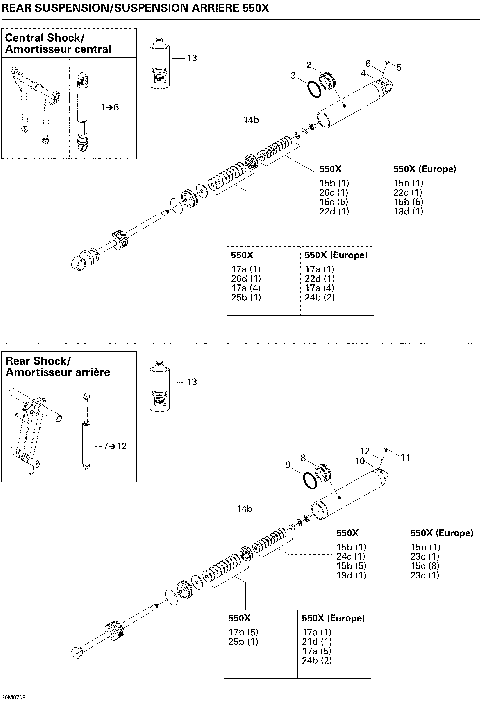 08- Take Apart Shock, Rear 550X