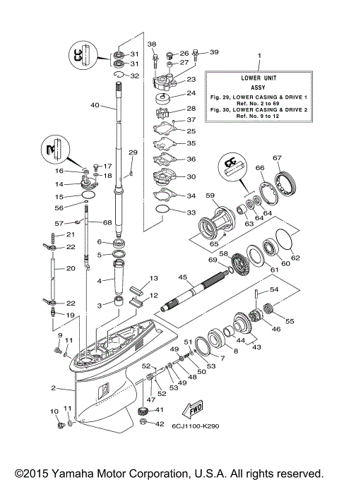 LOWER CASING DRIVE 1