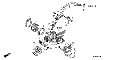 INTAKE MANIFOLD@INJECTOR