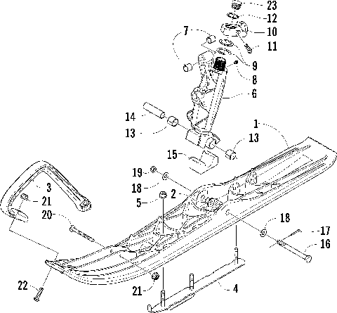 SKI AND SPINDLE ASSEMBLY [87942]